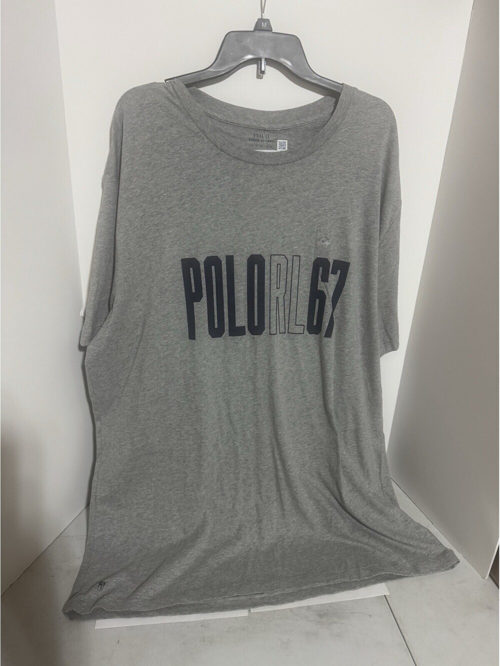 POLO RALPH LAUREN New XLTall Mens T-Shirt Grey POLORL67 CL19